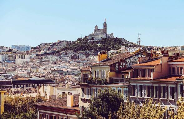 vue de Notre-Dame-de-la-Garde, Marseille