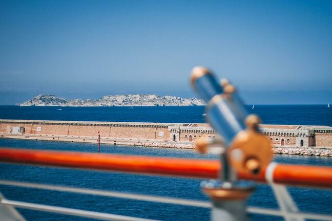 vue des Îles du Frioul, Marseille